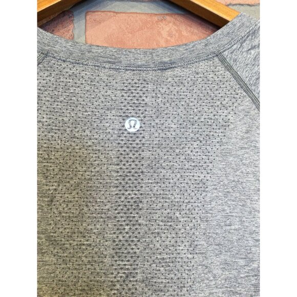 Lululemon Swiftly Tech Short Sleeve Top Heathered Gray Still Your Mind Shirt - Picture 3 of 9